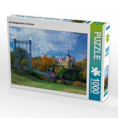 CALVENDO Puzzle CALVENDO Puzzle Die Hangebrucke in Grimma Пазл CALVENDO Puzzle Висячий мост в Гримме
