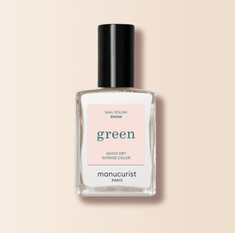 Manucurist Green Nagellack SET: Snow + Pale Rose + Dark Pansy,  Набор лаков Французская элегантность, 3шт (Франция): Snow, Pale Rose, Dark Pansy, по 15мл, безопасная растительная формула 9 Free