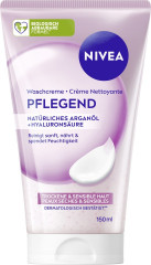 NIVEA Waschcreme Pflegend, 150 ml, Нивеа Очищающий крем для лица, масло ши и провитамин B5, для сухой и чувствительной кожи, 150 мл