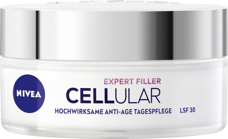 NIVEA Cellular Expert Filler Hochwirksame Anti-Age Tagespflege LSF 30, 50 ml, Нивеа Дневной крем для лица anti-age, SPF 30, гиалурон и фолиевая кислота, заполнение морщин, 50 мл
