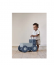 MODU 3-in-1 Baby Walker, Deep Blue/Sky Blue,  Ходунки детские развивающие 3 в 1 для малышей (Дания), конструктор 22 элемента, каталка-тележка с ящиком, развитие баланса и первых шагов, EPP-пена и ABS пластик, синий
