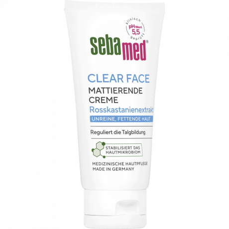 SEBAMED Clear Face mattierende Creme, 50 ml, Себамед Матирующий крем для проблемной кожи, контроль жирности, 50 мл