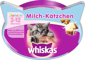 Whiskas Лакомство для кошек Knuspertaschen Молоко-Kätzchen, 55 г
