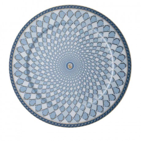 Rosenthal Swarovski x Rosenthal SIGNUM Azure Platzteller d: 33 cm Пластина для зарядки Swarovski x Rosenthal SIGNUM Azure d: 33 см
