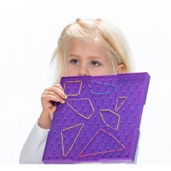 Wissner aktiv lernen Geometriebretter gross doppelseitig in 6 Farben (6 Stuck) Доски для геометрии большие двухсторонние 6 цветов (6 шт.)