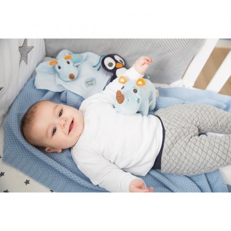 NICI Schmusetuch Nashorn Manuffi 38x38 cm (46576) Одеяло Rhino Manuffi 38x38 см (46576)