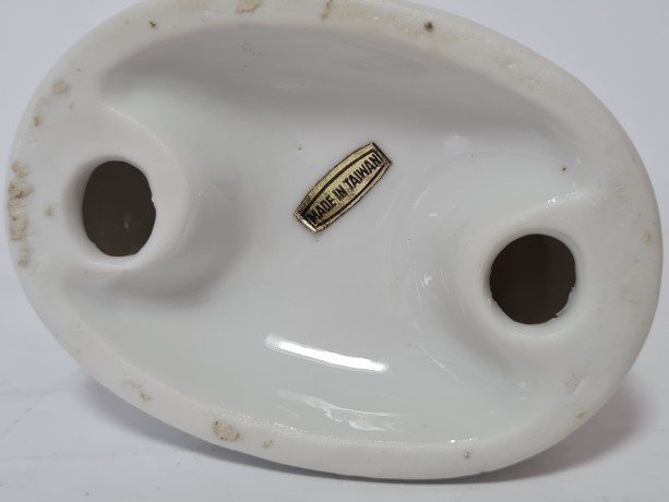 Винтажная статуэтка "Мальчик с собакой", 11см, Тайвань, 1960-70гг.