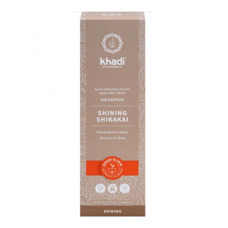Khadi Naturkosmetik Shampoo Shining Shikakai 200ml Шампунь Сияние Шикакай 200мл