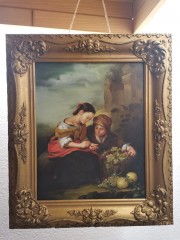 Продавщица фруктов, копия картины Бартоломе Эстебана Мурильо (Murillo) 1670 - 1675 гг., холст, масло.