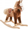 HOMCOM Rocking Horse, Brown, L74 x W33 x H62 cm (model 330-091) Игрушка-качалка Лошадка HOMCOM, коричневая, длина 74 x ширина 33 x высота 62 см
