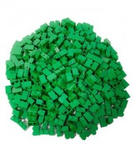 LEGO LEGO 1x2 Steine Grun - 500 Stuck - green brick 3004 LEGO 1x2 Bricks Green - 500 штук - зеленый кирпич 3004