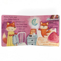 Hosenmax Der Flinke Fuchs sagt Gute Nacht (Pappbilderbuch) fur Kinder Шустрая лиса желает спокойной ночи (книжка с картинками) для детей
