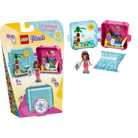 LEGO Friends 41412 Olivias Sommer Wurfel - Strandtag ЛЕГО Летняя игровая шкатулка Оливии