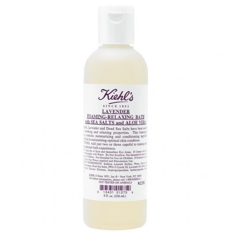 Kiehl’s Lavender Foaming-Relaxing Bath with Sea Salts and Aloe Vera Лавандовая пена для расслабляющей ванны с морской солью и алоэ вера
