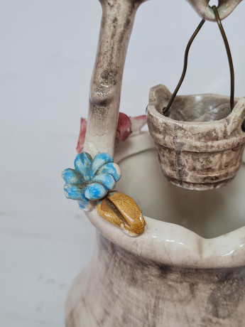 Bassano Italy Декоративная статуэтка "Колодец", 14 x 8 см, Италия, 1960-70гг.