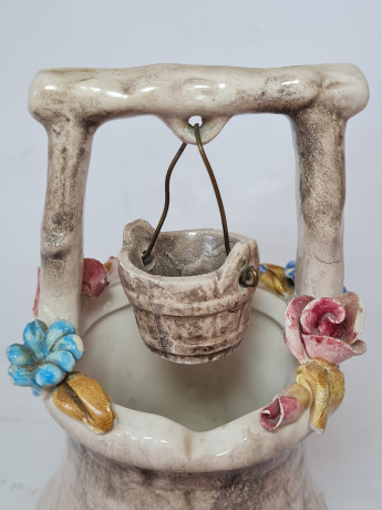 Bassano Italy Декоративная статуэтка "Колодец", 14 x 8 см, Италия, 1960-70гг.