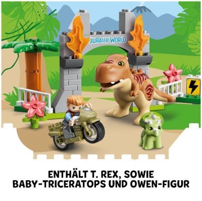 LEGO LEGO DUPLO 10939 Ausbruch des T. rex und Triceratops LEGO DUPLO 10939 Тираннозавр и трицератопс: побег