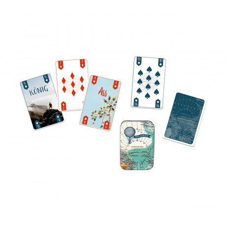 Die Spiegelburg Spielkarten Reisezeit (fur Skat\/Doppelkopf) Время в пути игральных карт (для ската/двойной головы)