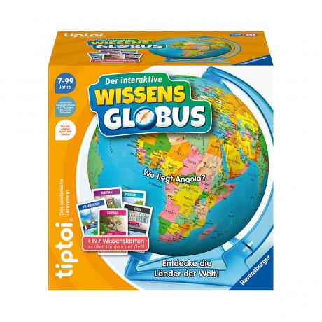 Ravensburger tiptoi Der interaktive Wissens-Globus tiptoi Интерактивный глобус знаний