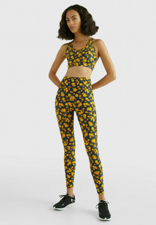 Tommy Hilfiger HW AOP Leggings frosted floral ditsy HW АОП леггинсы матовый цветочный дитси