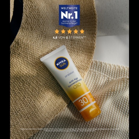 Nivea UV Gesicht Q10 Anti-Age Sonnenschutz UV Face Q10 Антивозрастная защита от солнца
