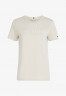 Tommy Hilfiger LOGO EMBROIDERY Print T-shirt classic beige LOGO EMBROIDERY Футболка с принтом классический бежевый