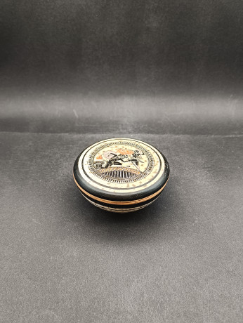 Шкатулка винтажная "Родос", керамика, 10 см, Греция, 1970-80гг.