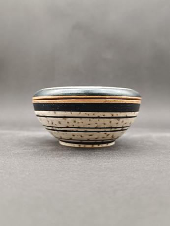 Шкатулка винтажная "Родос", керамика, 10 см, Греция, 1970-80гг.