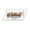 2273 WWII Sonder-Kfz10 DEMAG D7 Halbketten-Artillerietraktor 2273 Полугусеничный артиллерийский тягач Sonder-Kfz10 DEMAG D7 времен Второй мировой войны