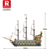 Klemmbausteinset reobrix Piratenschiff 66011 Комплект клеммных колодок reobrix пиратский корабль 66011