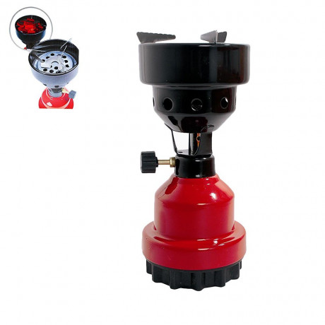 Mianova Mianova Gaskocher 1 flammig Gaskocher Campingkocher Gas Kocher Rot, Outdoor BBQ Barbecue Grill Camping Herd Tischgrill Notfall Campingherd Notfallkocher Газовая плита Mianova 1 пламя газовая плита походная плита газовая плита красная, уличная бар