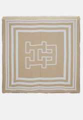 Tommy Hilfiger COAST SQUARE Foulard beige mix COAST SQUARE платок бежевый микс
