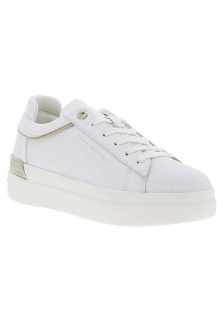 Tommy Hilfiger BASKETS Trainers white КОРЗИНЫ Кроссовки белый
