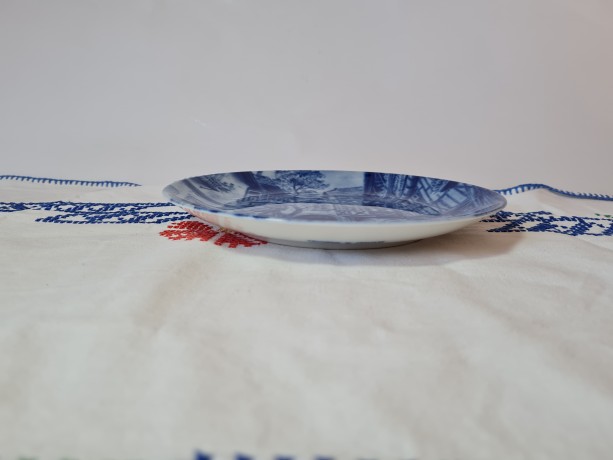 Kirner & Steiner Винтажная коллекционная тарелка "Нойштадт-ан-дер-Вайнштрасе", 20см, Германия, 1970г.