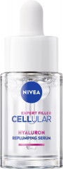 NIVEA Cellular Expert Filler Hyaluron Replumping Serum, 15 ml, Нивеа Сыворотка для лица, 20% гиалурон и алоэ вера, заполнение морщин, 15 мл
