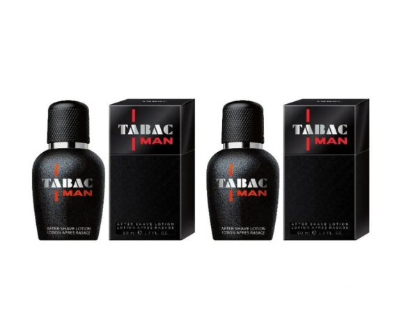 TABAC MAN  After Shave Lotion 50ml x 2st, Лосьон после бритья, after shave lotion для мужчин, освежающий уход, мужской аромат, 50 мл x 2 уп
