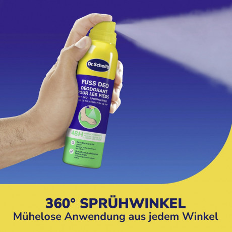 SCHOLL Fresh Step Extra Frisch Fuss Deo, 150 ml, Шолль Дезодорант для ног экстра свежесть, защита от запаха, 150 мл