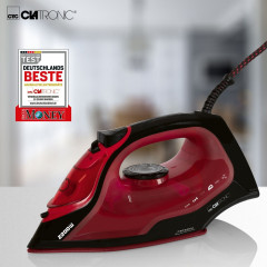 CLATRONIC CLATRONIC Dampfbugeleisen DB 3752, kratzfeste Keramiksohle, 7 Funktionen, 2200 Watt  Паровой утюг CLATRONIC DB 3752, устойчивая к царапинам керамическая подошва, 7 функций, 2200 Вт