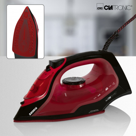 CLATRONIC CLATRONIC Dampfbugeleisen DB 3752, kratzfeste Keramiksohle, 7 Funktionen, 2200 Watt  Паровой утюг CLATRONIC DB 3752, устойчивая к царапинам керамическая подошва, 7 функций, 2200 Вт
