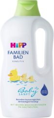 Hipp Babysanft Familienbad Семейная ванная, средство для купания для всей семьи с натуральным органическим экстрактом миндаля, 1л