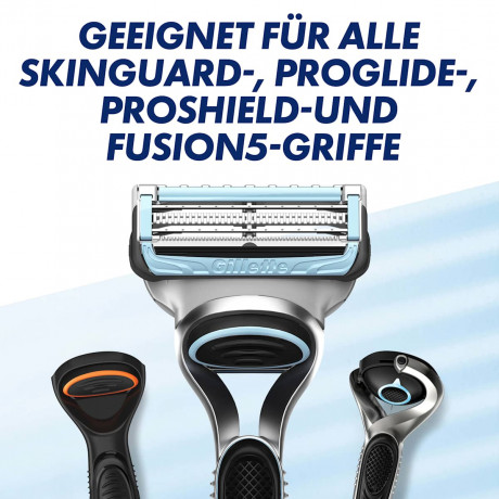 GILLETTE Rasierklingen, Skinguard Sensitive, 11 St, Джилетт Сменные кассеты SkinGuard Sensitive для чувствительной кожи, 11 шт.