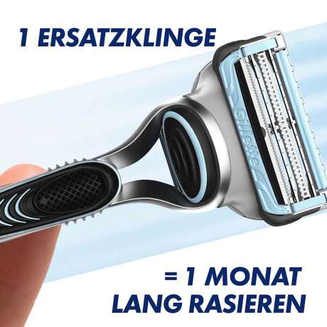 GILLETTE Rasierklingen, Skinguard Sensitive, 11 St, Джилетт Сменные кассеты SkinGuard Sensitive для чувствительной кожи, 11 шт.