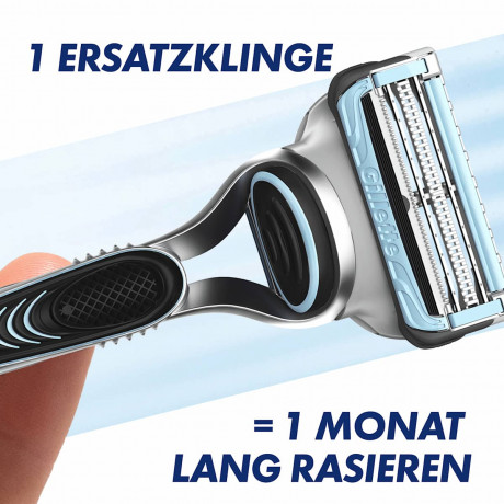 GILLETTE Rasierklingen, Skinguard Sensitive, 11 St, Джилетт Сменные кассеты SkinGuard Sensitive для чувствительной кожи, 11 шт.