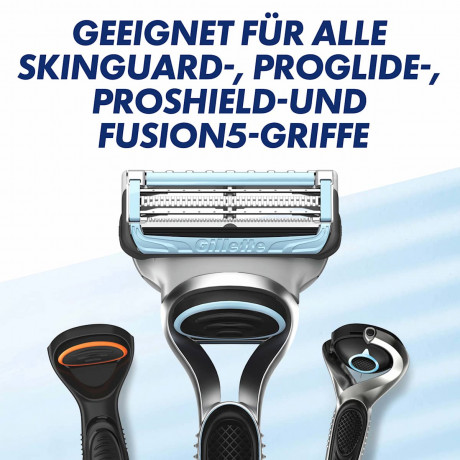 GILLETTE Rasierklingen, Skinguard Sensitive, 11 St, Джилетт Сменные кассеты SkinGuard Sensitive для чувствительной кожи, 11 шт.