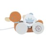 bieco Nachziehspielzeug Holz Kinder Nachziehtier Ente Holzspielzeug ab 1 Jahr Ziehtier Nachziehspielzeug Игрушка-тяни из дерева Детская игрушка-тягач утка Деревянная игрушка от 1 года Игрушка-тяни