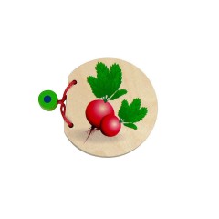 Holzspielzeug Bilderbuch Gemuse Овощи из книжки с картинками из деревянных игрушек