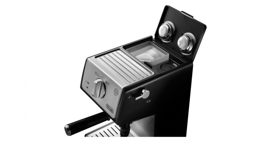 DeLonghi DeLonghi ECP 35.31, Espressomaschine schwarz/aluminium schwarz, aluminium DeLonghi ECP 35.31, кофемашина черный/алюминий