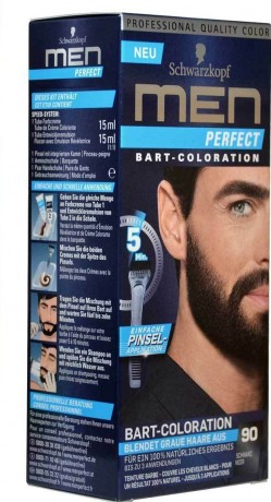 Schwarzkopf men perfect bart coloration Краска для бороды оттенок 90