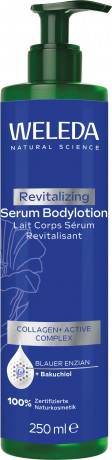 WELEDA Revital Serum Bodylotion, 250 ml, Лосьон-сыворотка Revital для тела с бакучиолом, синей горечавкой и эдельвейсом, 250 мл
