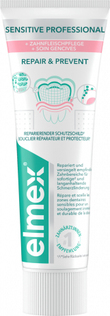 elmex Zahnpasta Sensitive Professional Repair & Prevent, 75 ml, Зубная паста для чувствительных зубов с аргинином и цинком Repair & Prevent, 75 мл